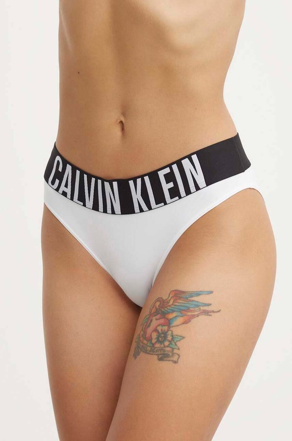 Calvin Klein Underwear bugyi sima fehér 000QF7792E