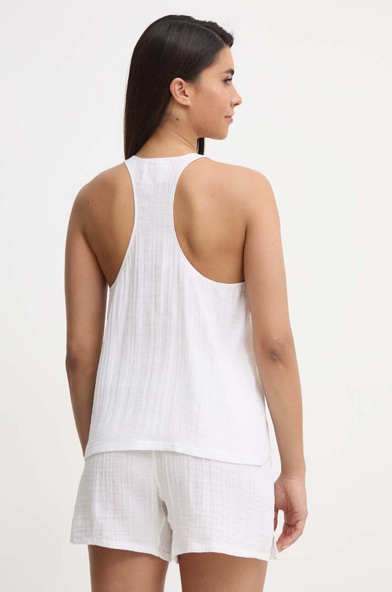 Calvin Klein Underwear piżama bawełniana 000QS7152E beżowy SS24