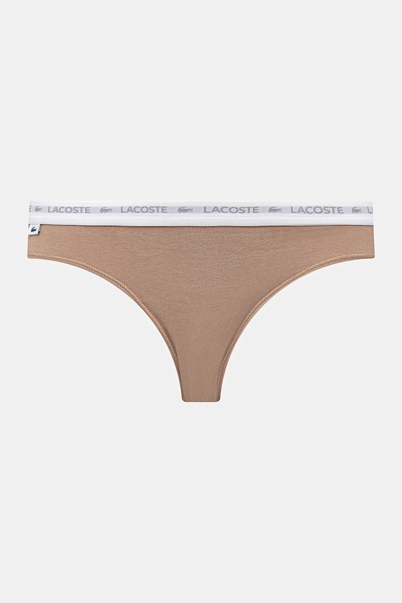 Odzież Lacoste figi 3-pack 8F1338 beżowy
