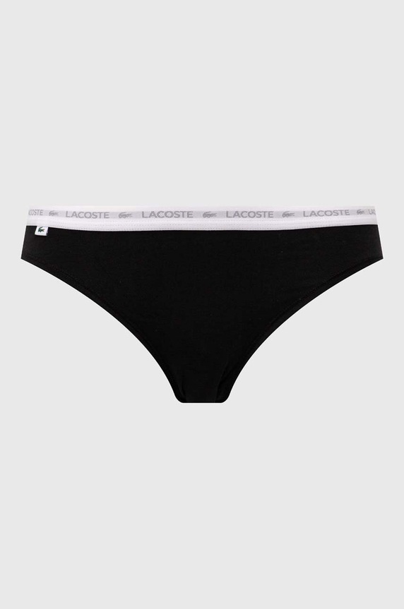Lacoste bugyi 3 db 8F1338 fekete SS25