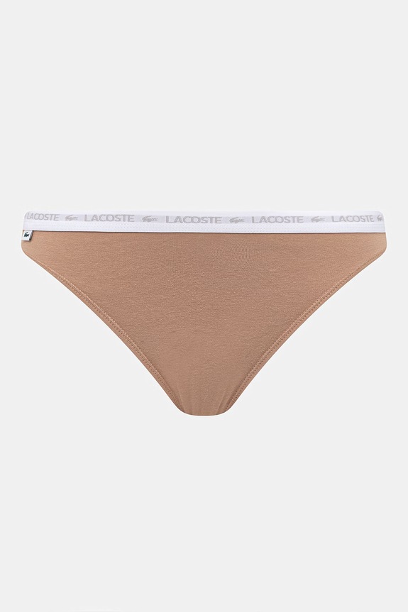 Odzież Lacoste stringi 3-pack 8F1341 biały