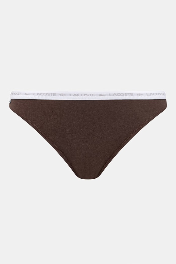 Lacoste stringi 3-pack biały 8F1341