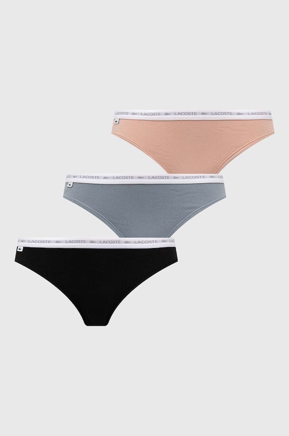 Lacoste stringi 3-pack dzianina multicolor 8F1341