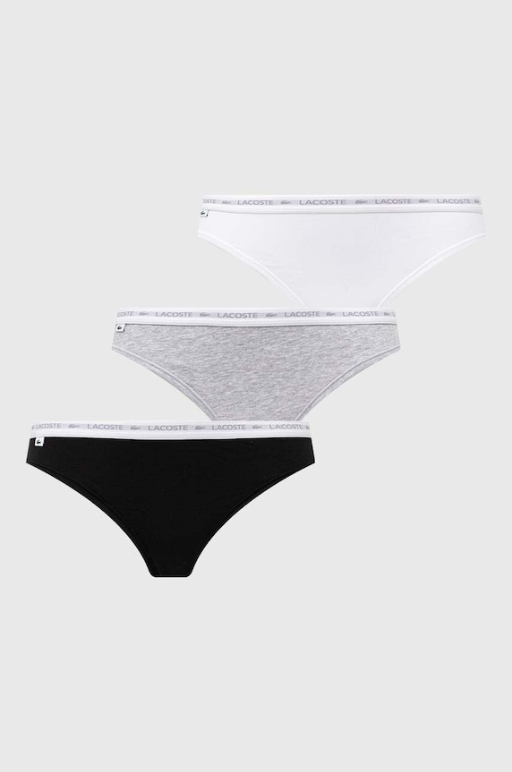 Lacoste stringi 3-pack dzianina multicolor 8F1341
