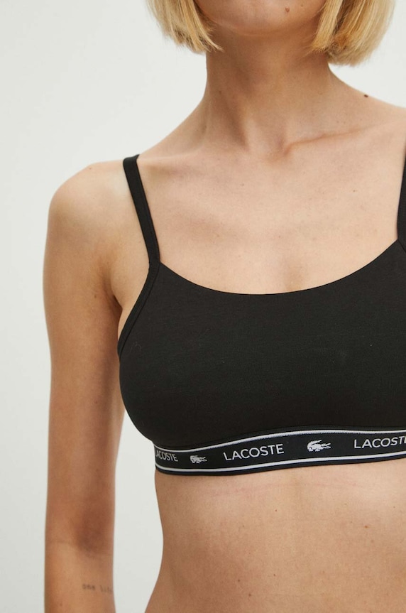 Ρούχα Σουτιέν Lacoste IF8166 μαύρο