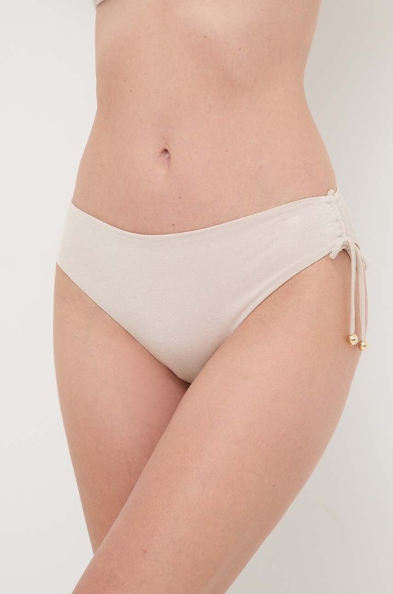 Долнище на бански Max Mara Beachwear долнище бежов 2416821179600
