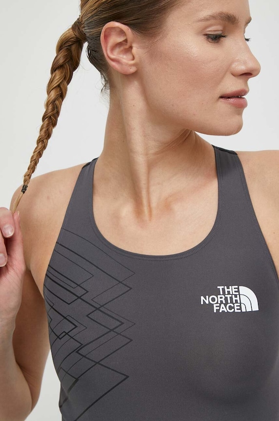 The North Face biustonosz sportowy Mountain Athletics NF0A87FZWUO1 szary