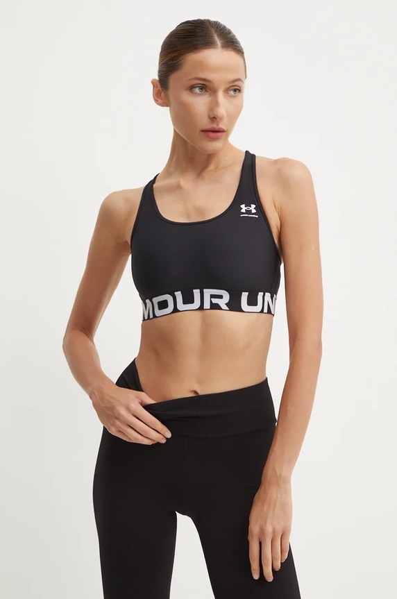 Under Armour biustonosz sportowy HG Authentics miękka czarny 1383544