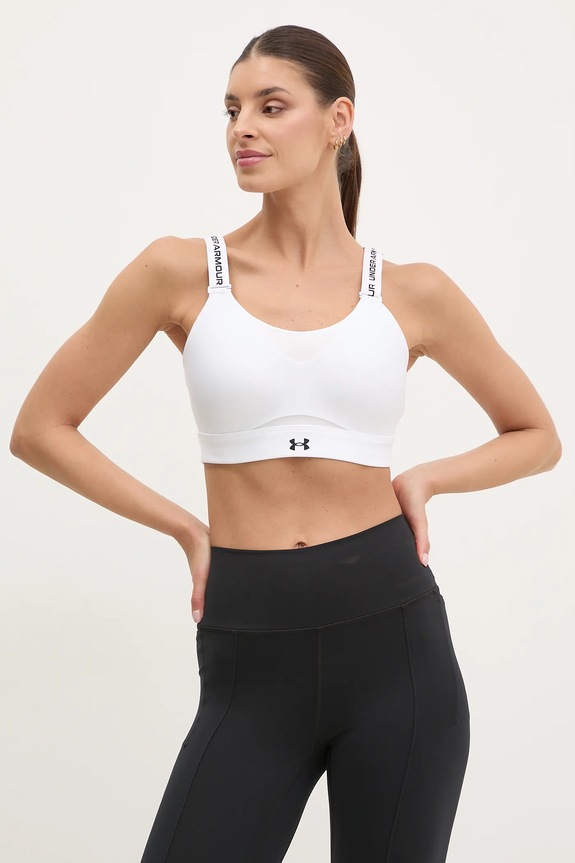 Under Armour Αθλητικό σουτιέν Infinity λευκό 1384112