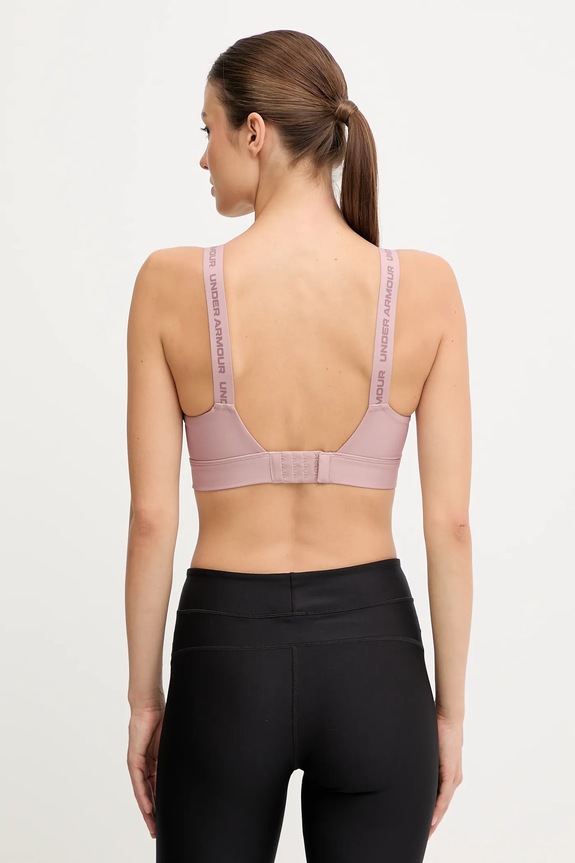 Ρούχα Under Armour αθλητικό σουτιέν Infinity 1384112 ροζ