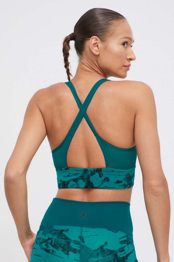Ρούχα Αθλητικό σουτιέν Under Armour Project Rock 1384161 τιρκουάζ