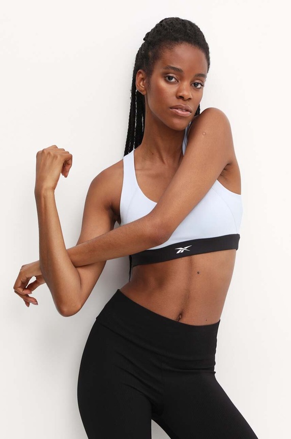 Reebok sportmelltartó ID TRAIN melltartó merevítő nélkül kék 100076232