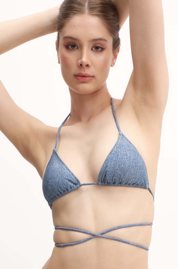 Μαγιό δύο τεμαχίων Rotate SOFT WRAP BIKINI 1131682859 γκρί SS24