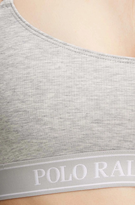 Podprsenka Polo Ralph Lauren 4P1028 sivá
