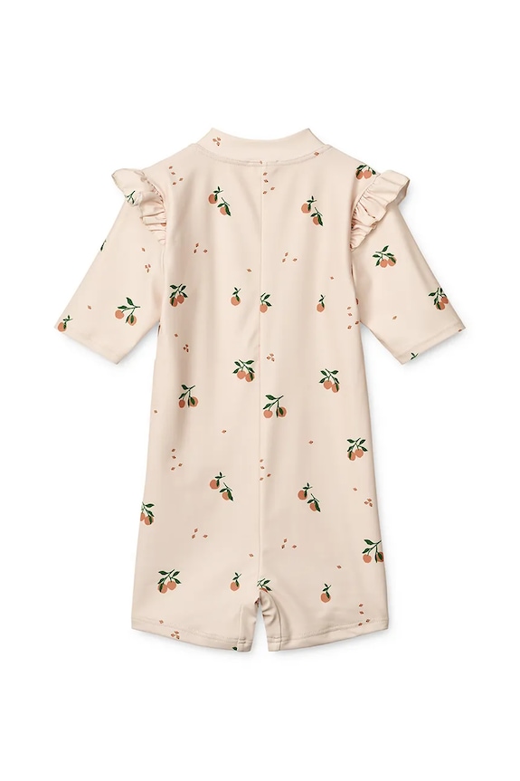 Liewood kombinezon kąpielowy dziecięcy Amel Printed Swim Jumpsuit LW18587 beżowy SS25