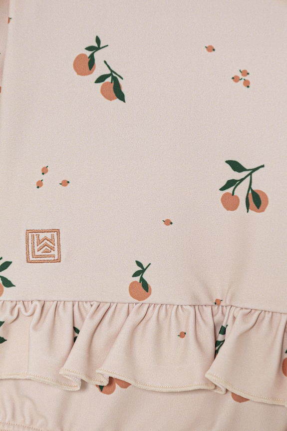 Fete Liewood costum de baie întreg pentru bebeluși Sille Baby Printed Swimsuit LW18935 bej