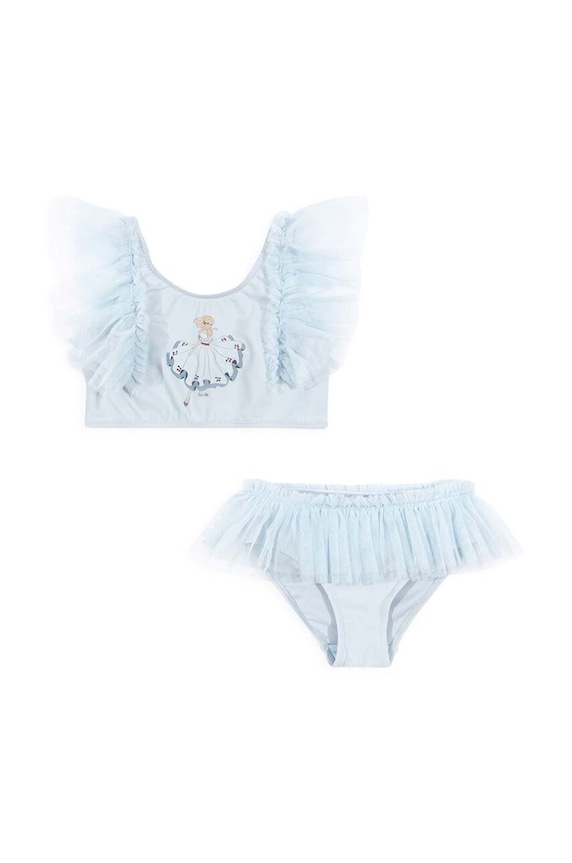 Konges Sløjd kétrészes gyerek fürdőruha nyomtatásos kék KS101057