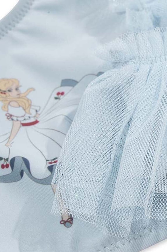 Lány Konges Sløjd kétrészes gyerek fürdőruha KS101057 kék