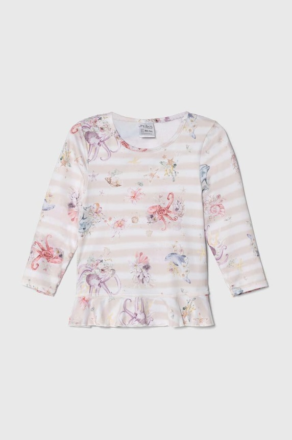 Jamiks longsleeve kąpielowy dziecięcy miękka beżowy MINA.I.Bluz.k.JLG130.G
