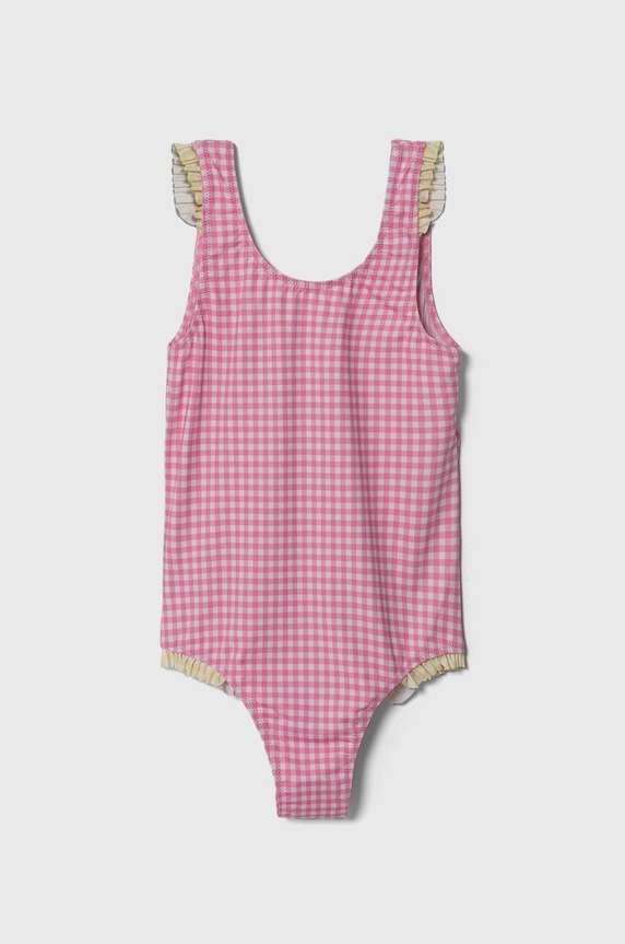 United Colors of Benetton egyrészes gyerek fürdőruha melltartó merevítő nélkül rózsaszín 317Y0I00J.G.Seasonal