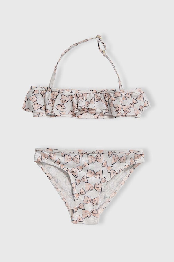 Dvoudílné dětské plavky United Colors of Benetton měkké šedá 3OYR0K02D.G.Seasonal