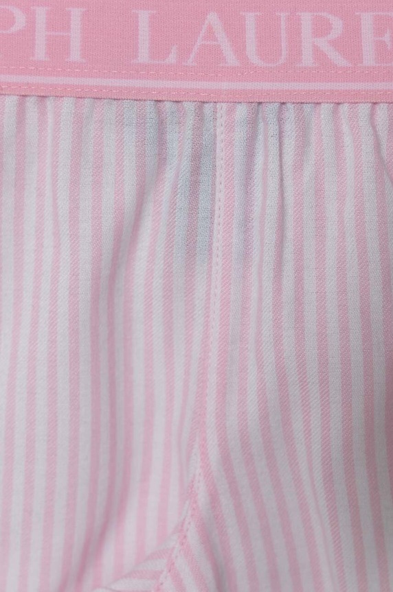 Dziewczynka Polo Ralph Lauren piżama bawełniana dziecięca 2P0146 różowy