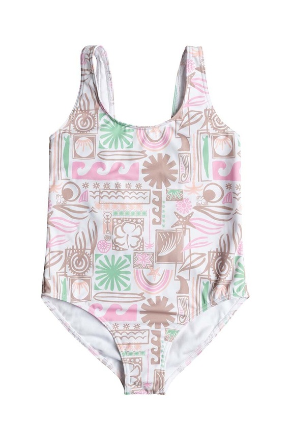 Roxy costum de baie dintr-o bucată pentru copii TOTALLY ICONIC moale violet ERGX103182