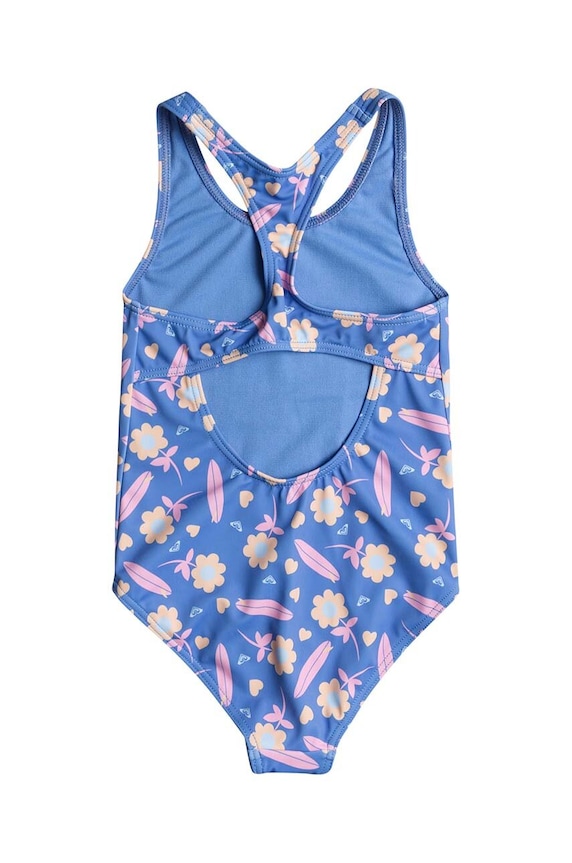 Fete Roxy costum de baie dintr-o bucată pentru copii LOREMNE ERLX103105 albastru