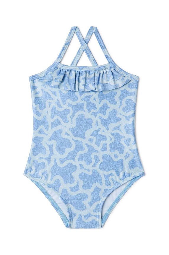Tous costum de baie dintr-o bucată pentru copii moale turcoaz Kaos.2011