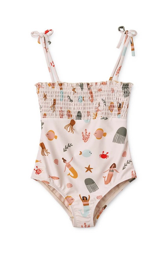 Liewood costume intero bambino/a Larisa Printed Swimsuit morbida beige LW18678