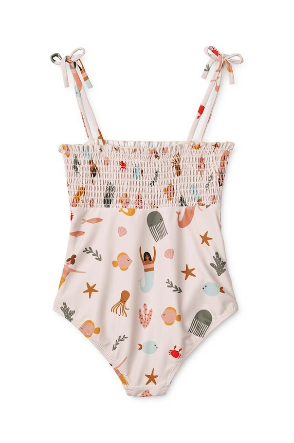 Liewood costume intero bambino/a Larisa Printed Swimsuit LW18678 beige SS24
