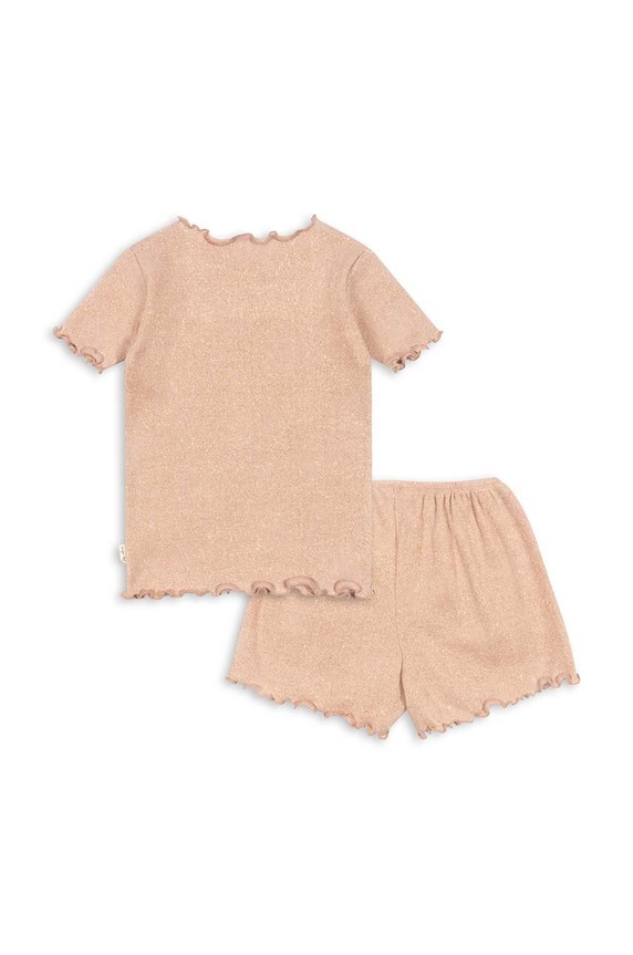 Konges Sløjd pijama copii KS101032 bej SS26