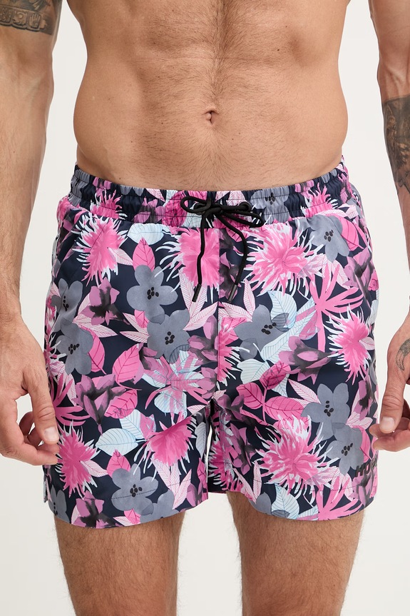 HUGO pantaloni scurți de baie bărbați CALALA 50510061 roz SS26