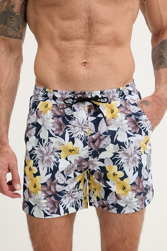 HUGO pantaloni scurți de baie bărbați CALALA 50510061 bleumarin SS26