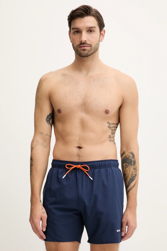 BOSS Pantaloni scurți de baie bărbați Tio bleumarin 50491601