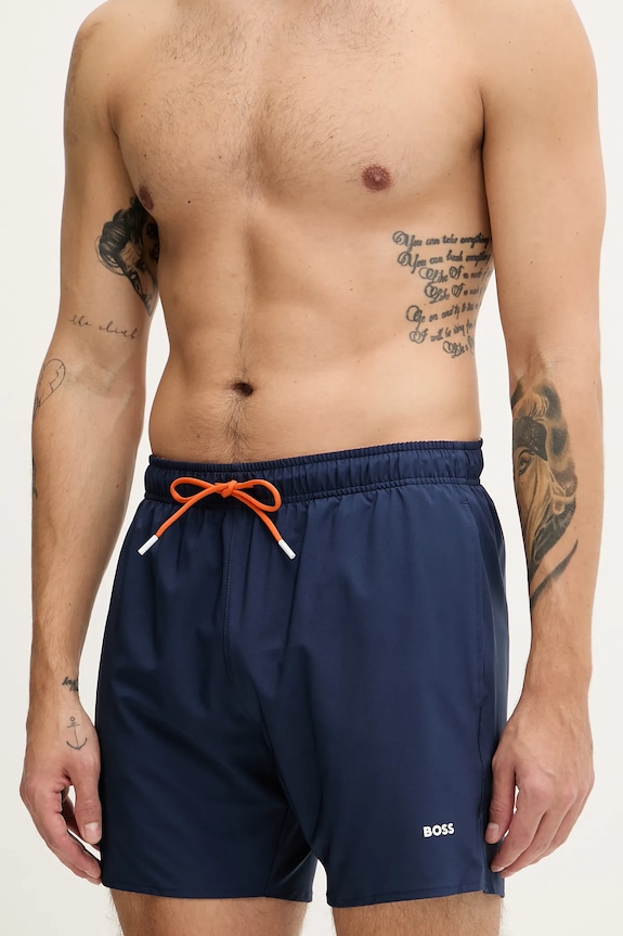 BOSS Pantaloni scurți de baie bărbați Tio 50491601 bleumarin SS26