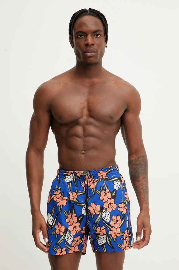 BOSS pantaloni scurți de baie bărbați Piranha 50508844 albastru SS26