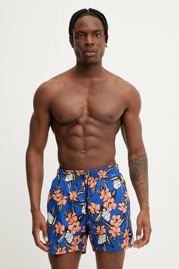 BOSS pantaloni scurți de baie bărbați Piranha 50508844 albastru SS26