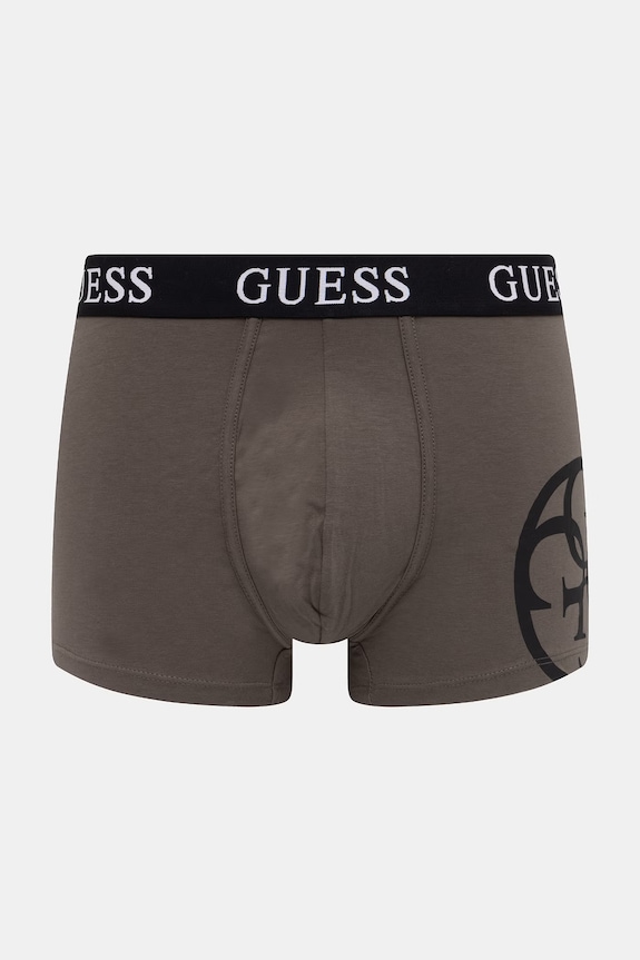 Guess Μποξεράκι Ανδρικό βαμβακερό με ελαστάν 3-pack U4RG04.K6YW0 πράσινο SS26