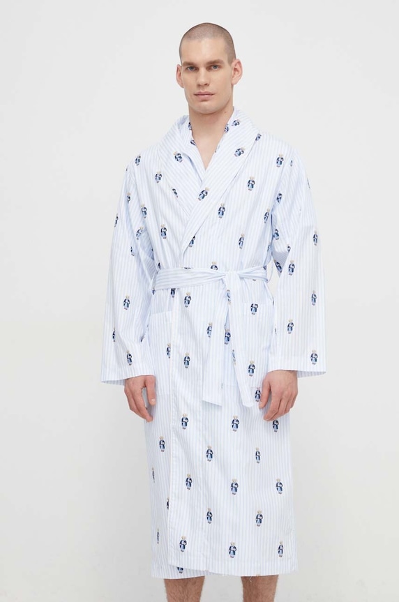 Bavlněný župan Polo Ralph Lauren látka vícebarevná 714931646