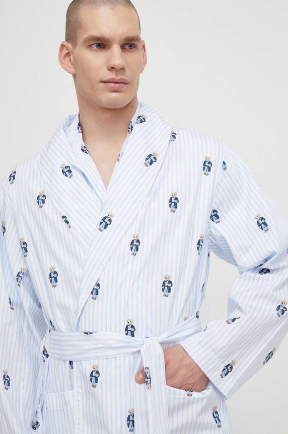 Bavlněný župan Polo Ralph Lauren 714931646 vícebarevná