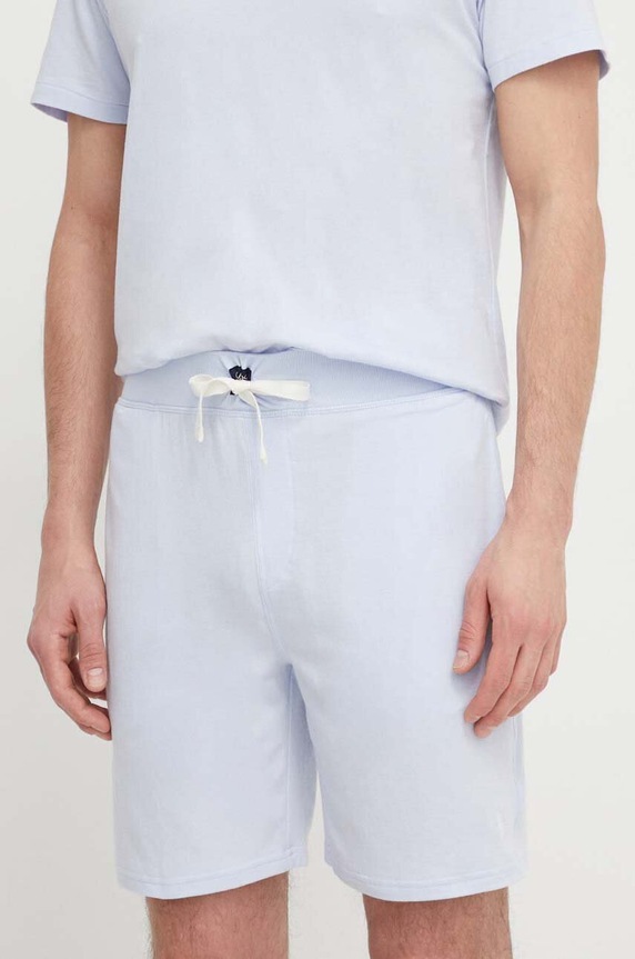 Polo Ralph Lauren szorty piżamowe dzianina niebieski 714931652