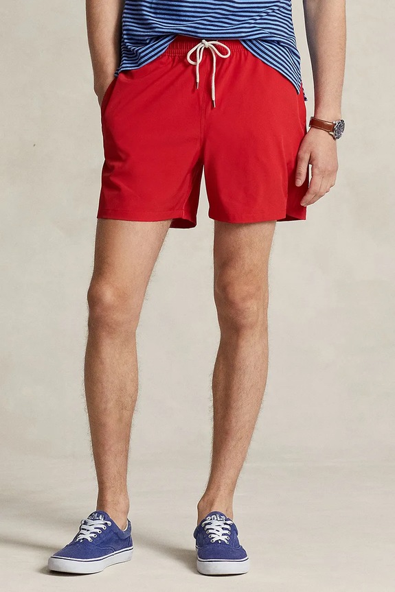 Kratke hlače za kupanje Polo Ralph Lauren crvena 710907255