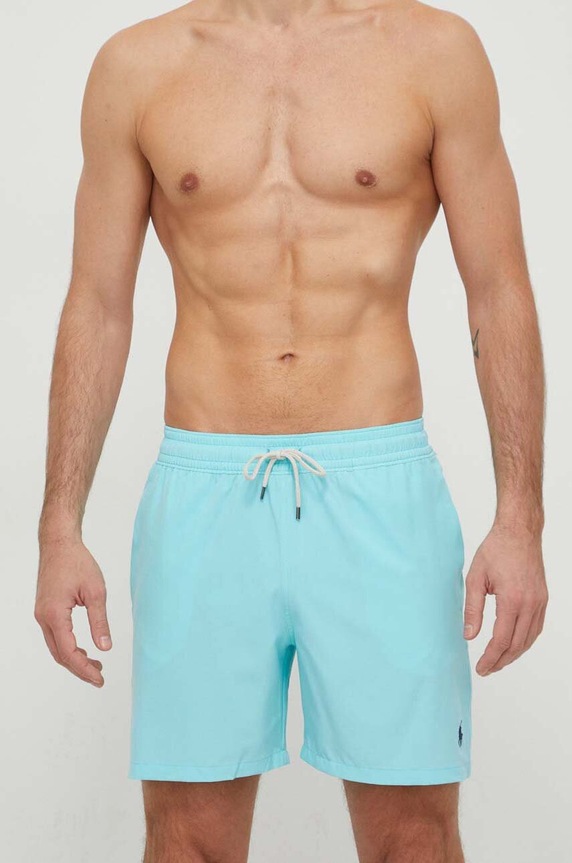 Kratke hlače za kupanje Polo Ralph Lauren 710907255 plava SS26