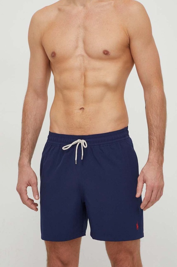 Kratke hlače za kupanje Polo Ralph Lauren 710907255 mornarsko plava SS26