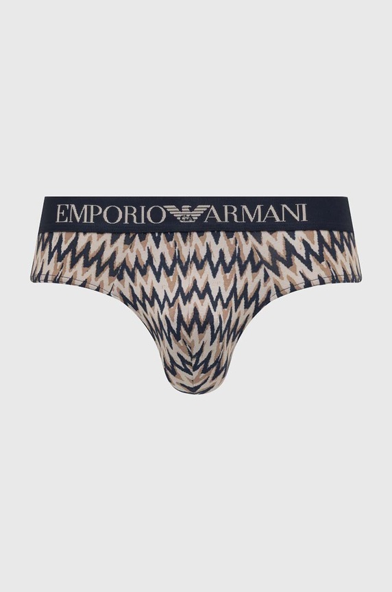Odzież Emporio Armani Underwear slipy 2-pack 111733.4R504 granatowy