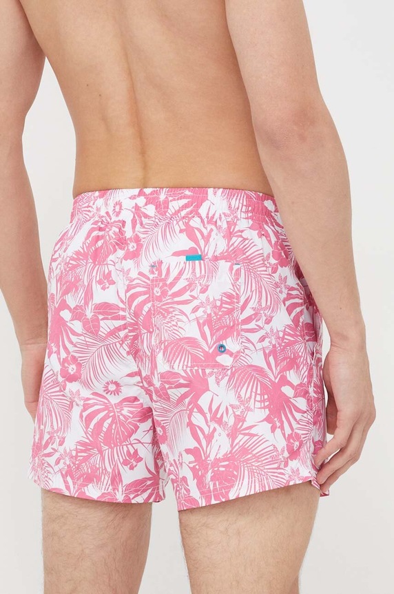 Oblečenie Plavkové šortky Pepe Jeans HIBISCUS SWIMSHORT PMB10390 ružová