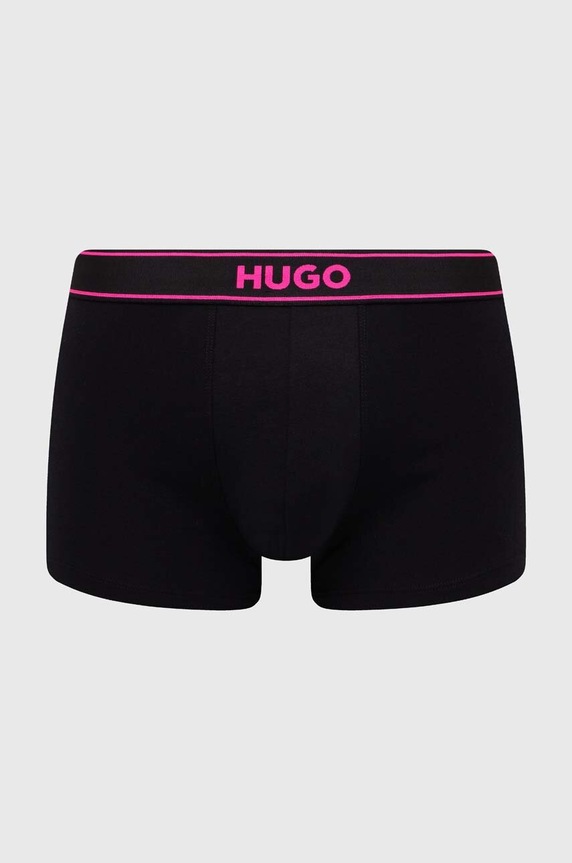 HUGO bokserki dzianina czarny 50514915