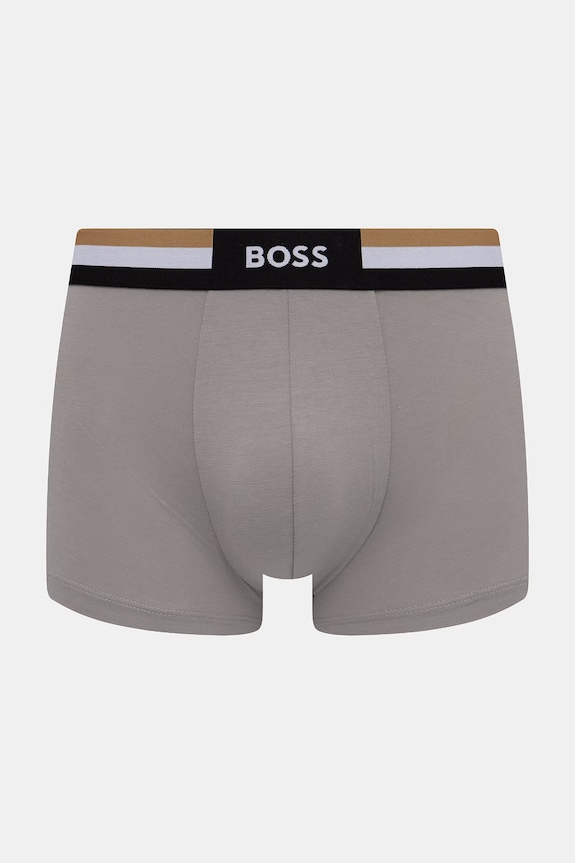 BOSS bokserki męskie z bawełną Trunk 3P Motion 3-pack 50516542 zielony SS26