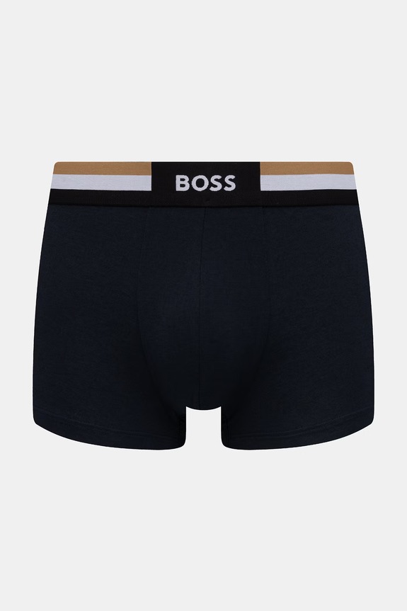 BOSS bokserki męskie z bawełną Trunk 3P Motion 3-pack zielony 50516542
